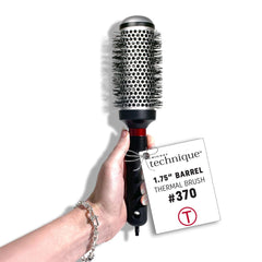 Cricket Technique 370 thermal brush heat-retaining barrel for efficient styling