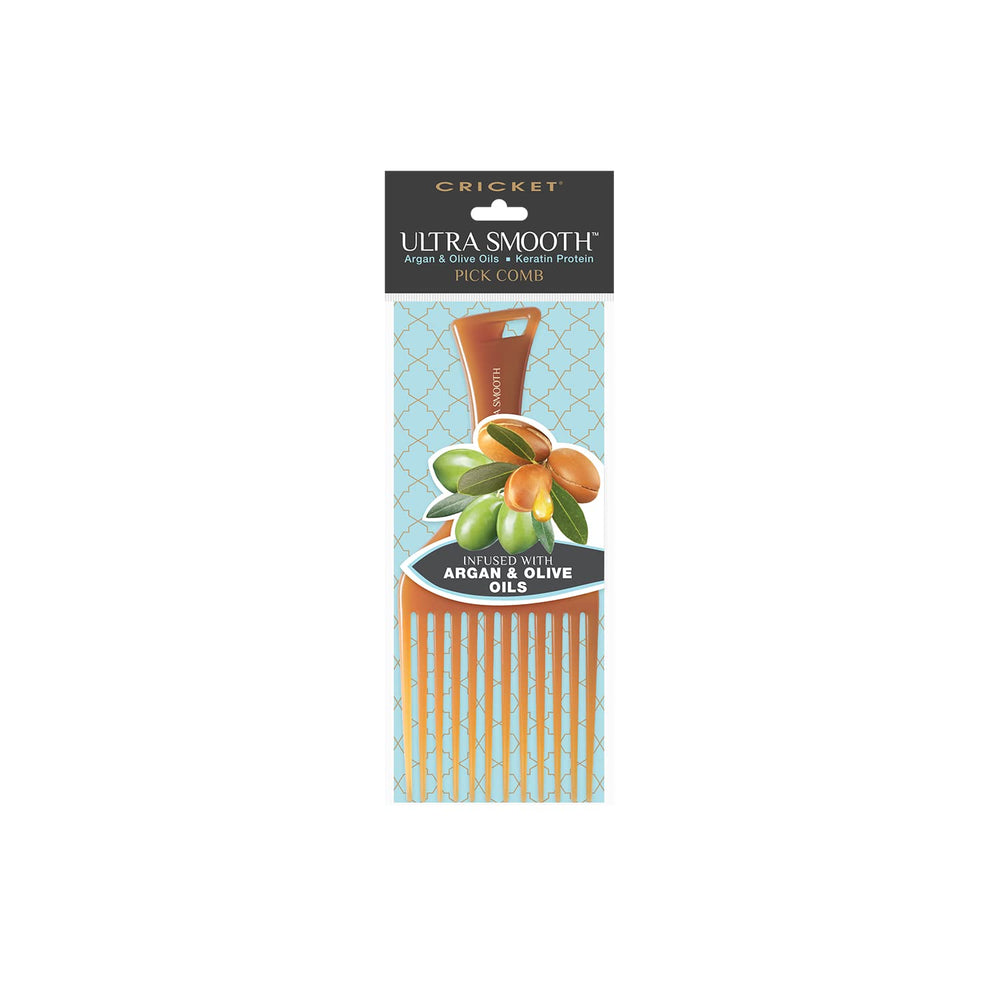 Cricket Ultra Smooth Hair Pick glides easily through hair without snagging.