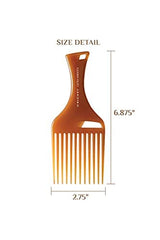 Cricket Ultra Smooth Hair Pick frizz-reducing action delivers glossy, manageable hair.