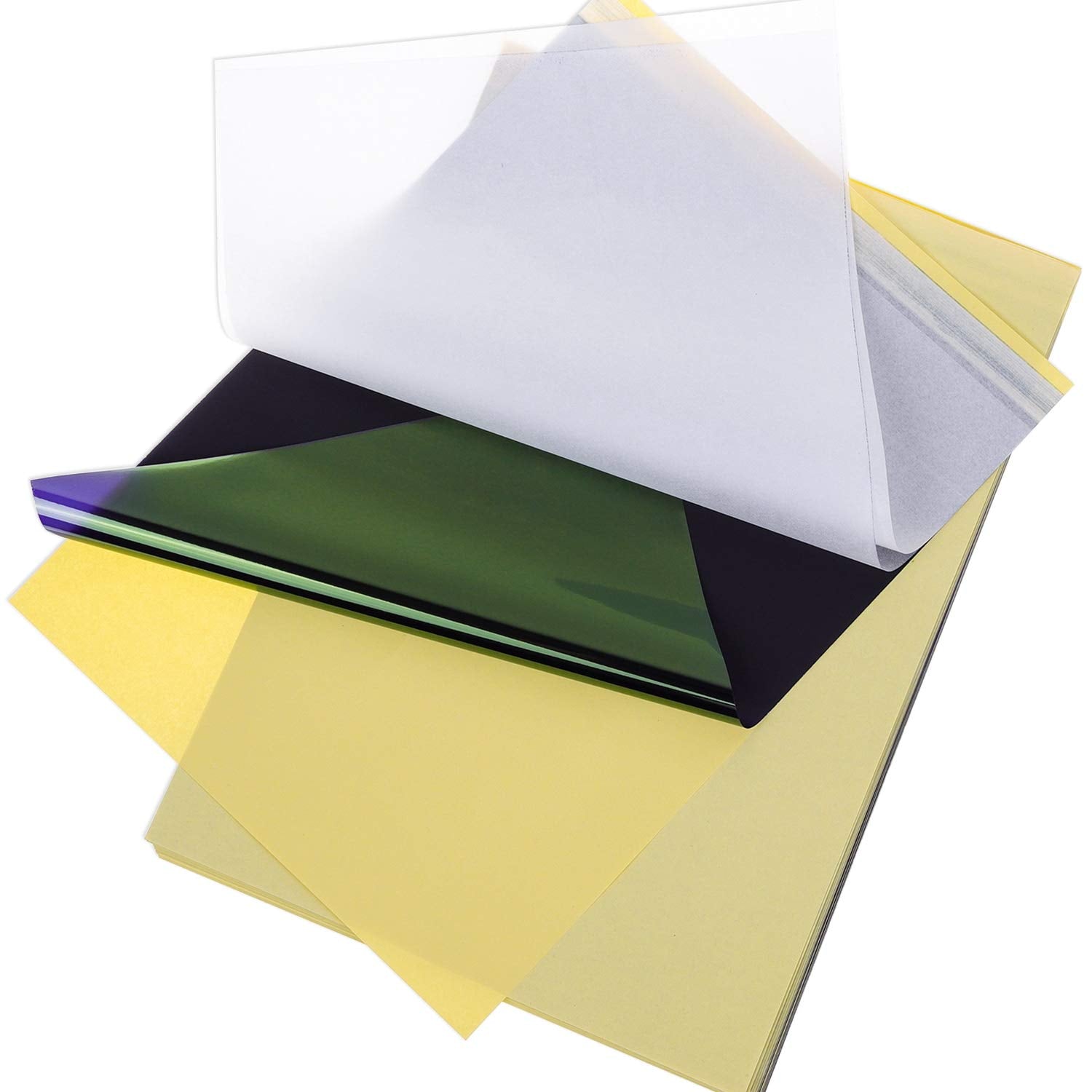 Cridoz tattoo transfer paper 35-sheet pack for clean stencil transfers.