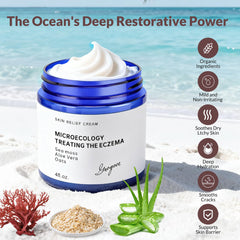 Crogooe crema eczema en envase, hidratación suave para todo el cuerpo.