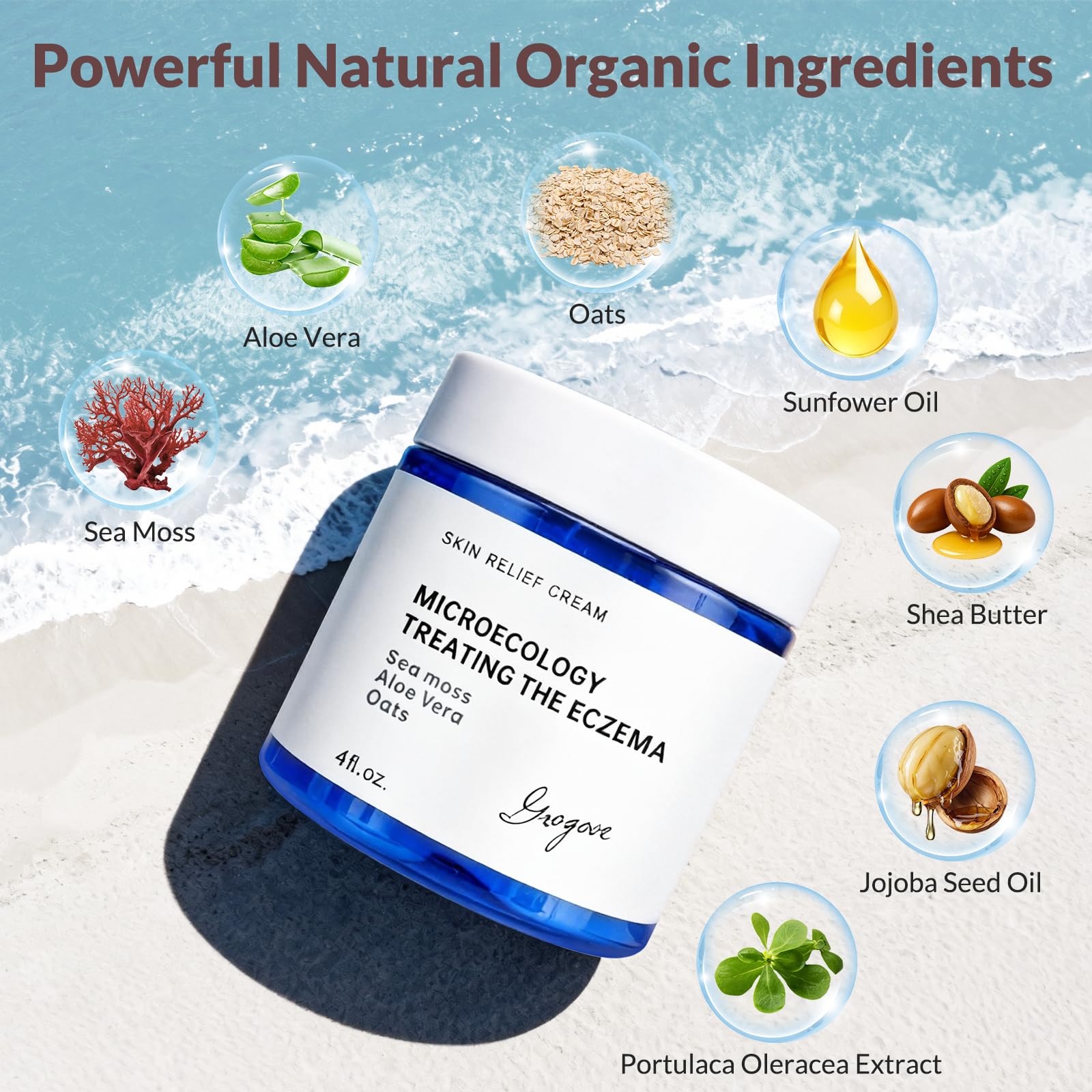 Crogooe crema eczema, textura ligera que se absorbe rápido.