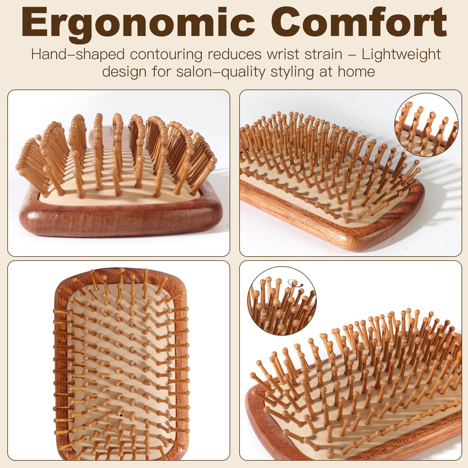 Crojetry bamboo brush set gift packaging highlights eco-friendly design