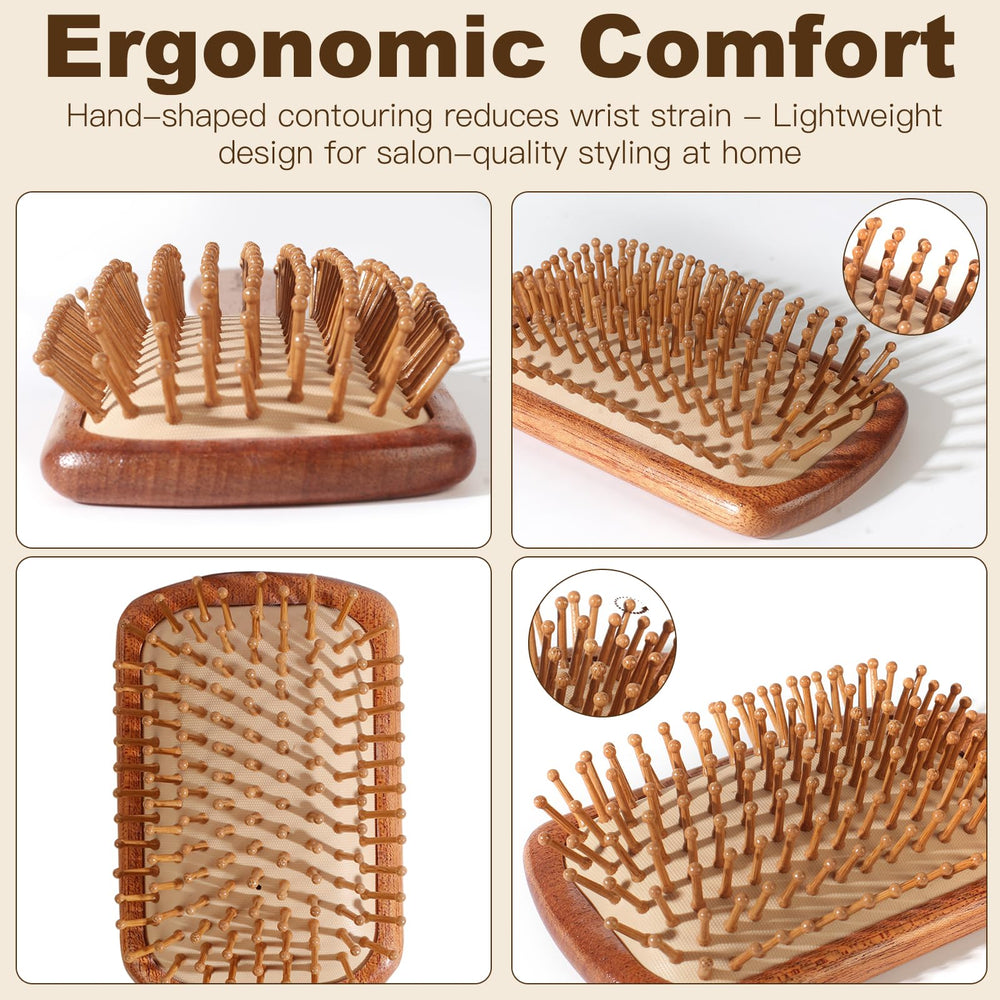 Crojetry bamboo brush set gift packaging highlights eco-friendly design