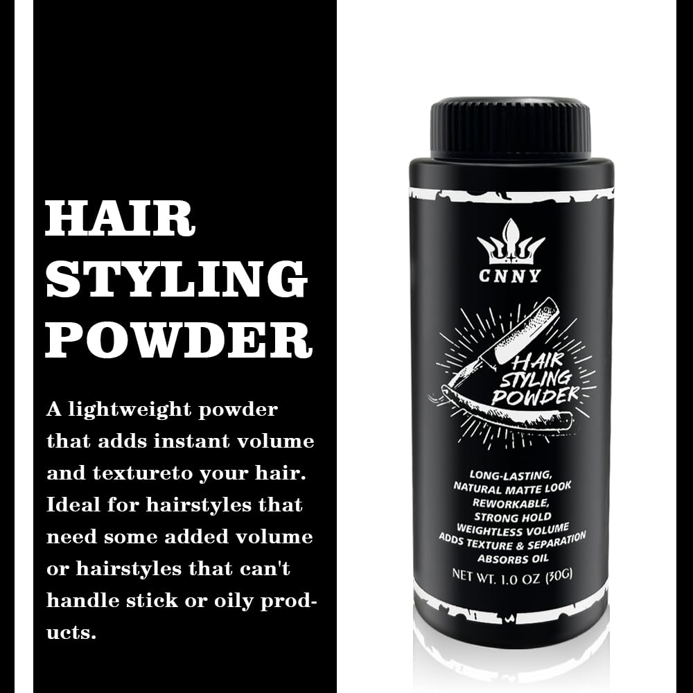 Crownnaturally CNNY powder texture shot highlighting subtle volume