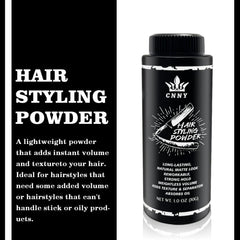 Crownnaturally CNNY powder texture shot highlighting subtle volume