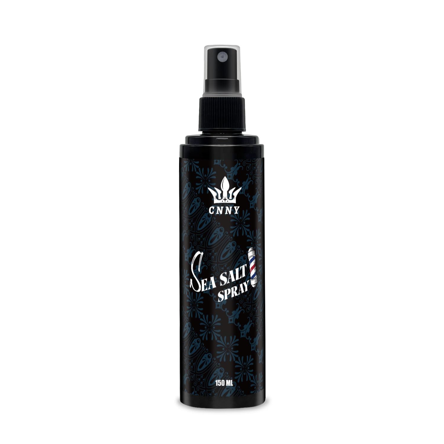 Crownnaturally CNNY Spray Sal Marina: botella frontal para textura y volumen naturales.