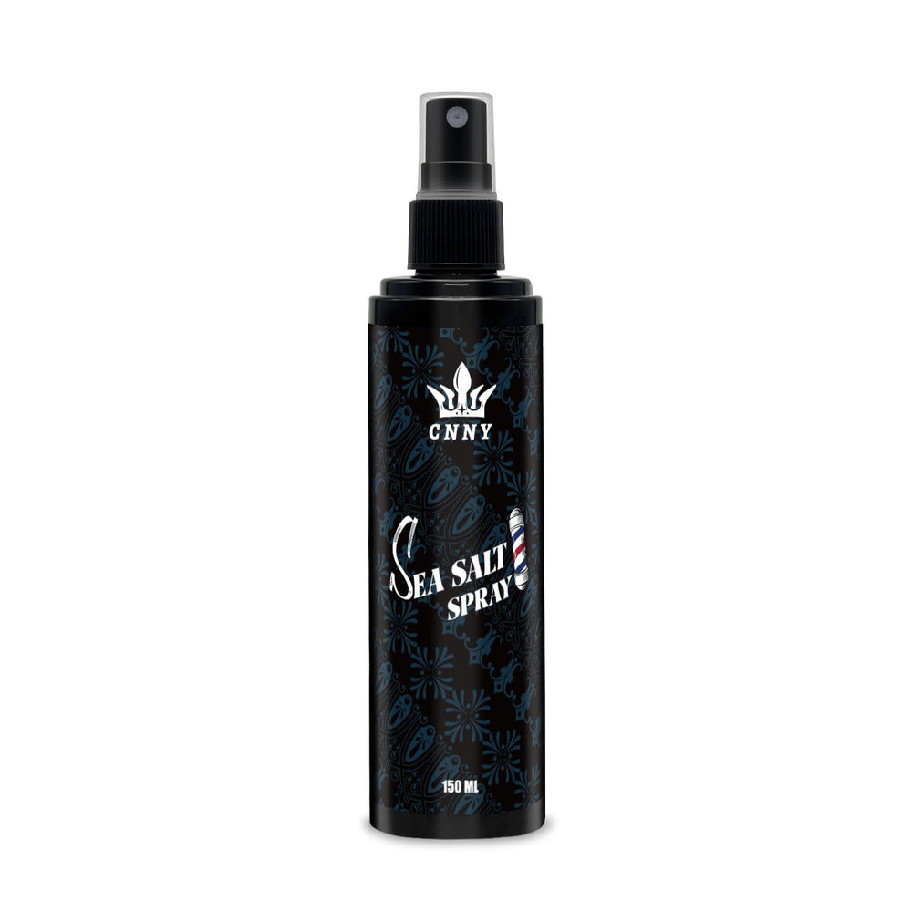 Crownnaturally CNNY Spray Sal Marina: botella frontal para textura y volumen naturales.