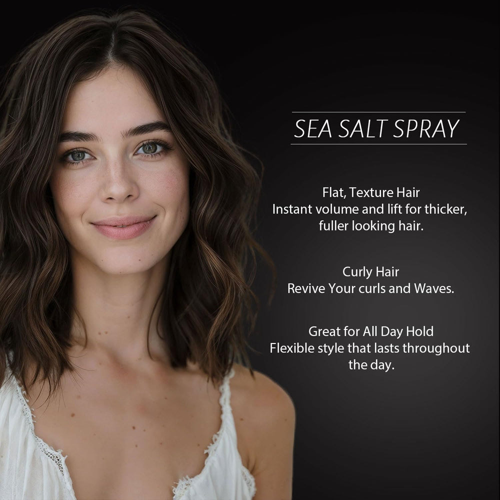 Crownnaturally CNNY Spray Sal Marina: envase compacto y premium para comodidad.