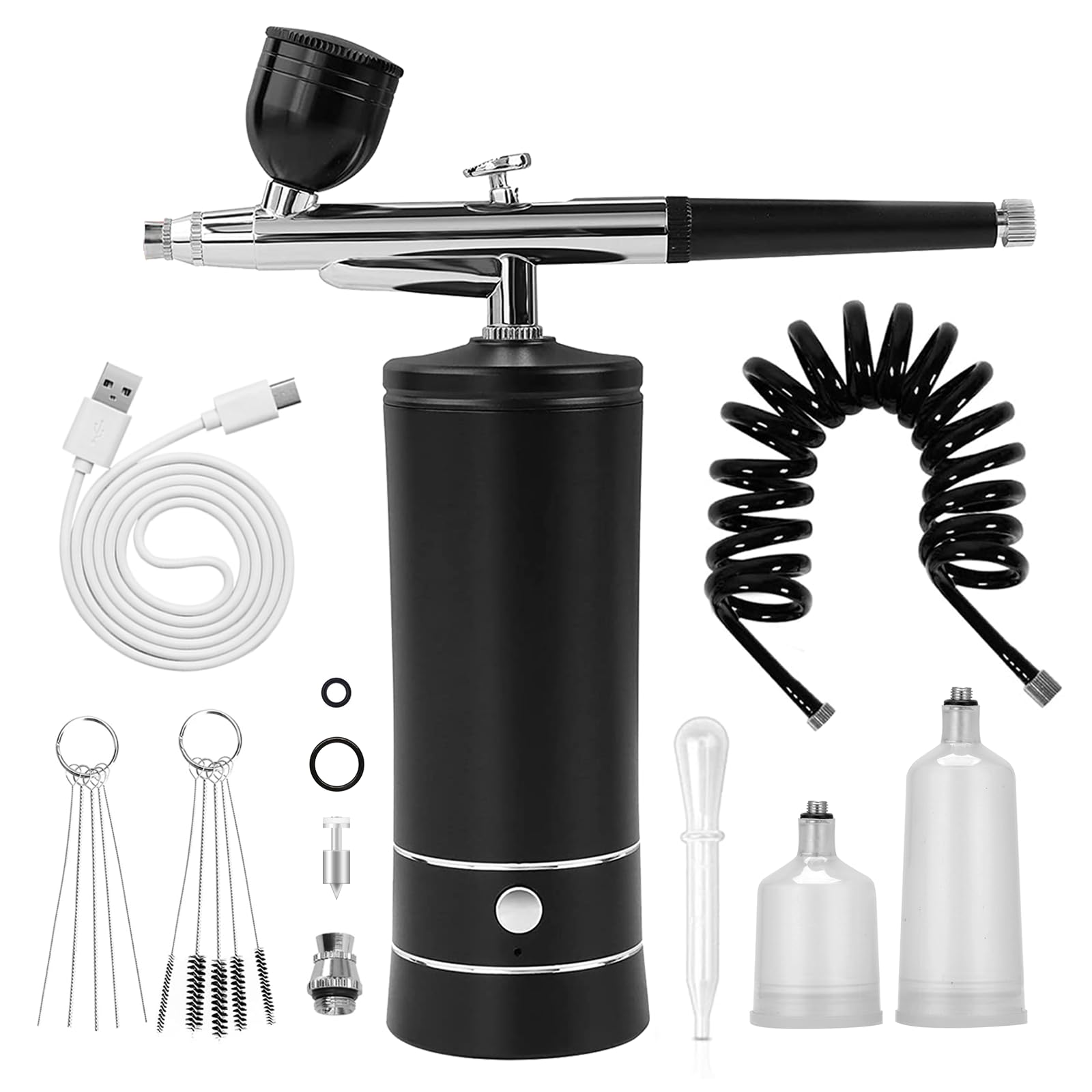 CRPEN airbrush kit with air compressor for precise, smooth spraying
