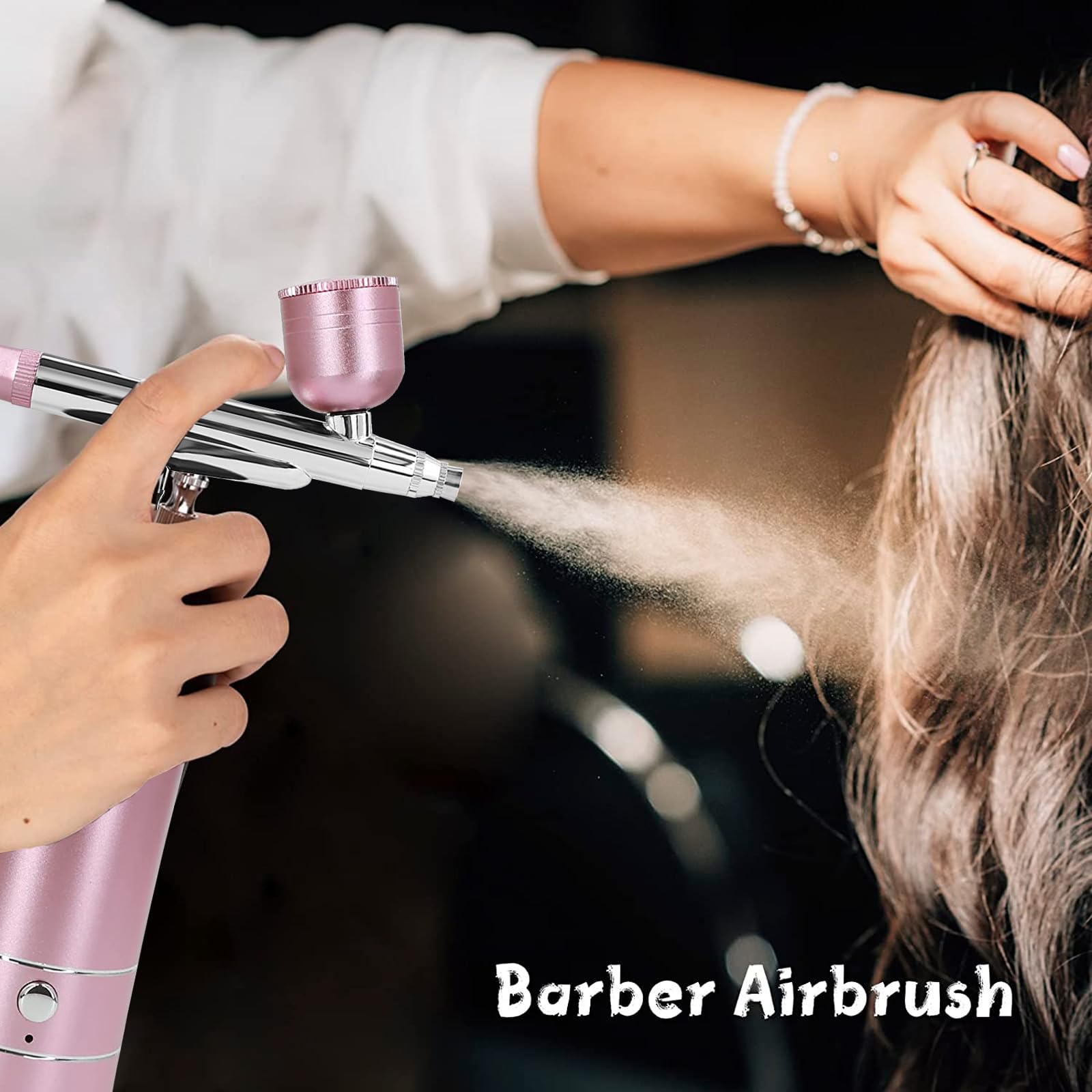 Crpen airbrush kit cleaning accessories support easy maintenance.