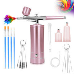 Crpen airbrush kit front view shows compact design for easy handling.
