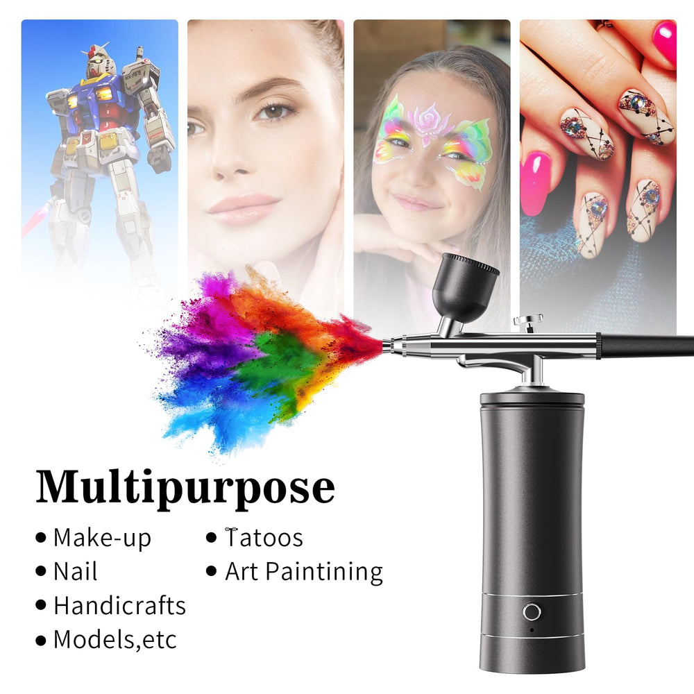 CRPEN nail art airbrush kit enables detailed, even nail designs