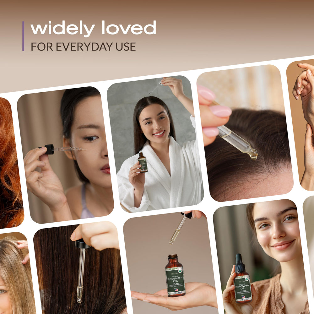 Cruelty-free, vegan rosemary essential oil by Ella & Eden for daily use.