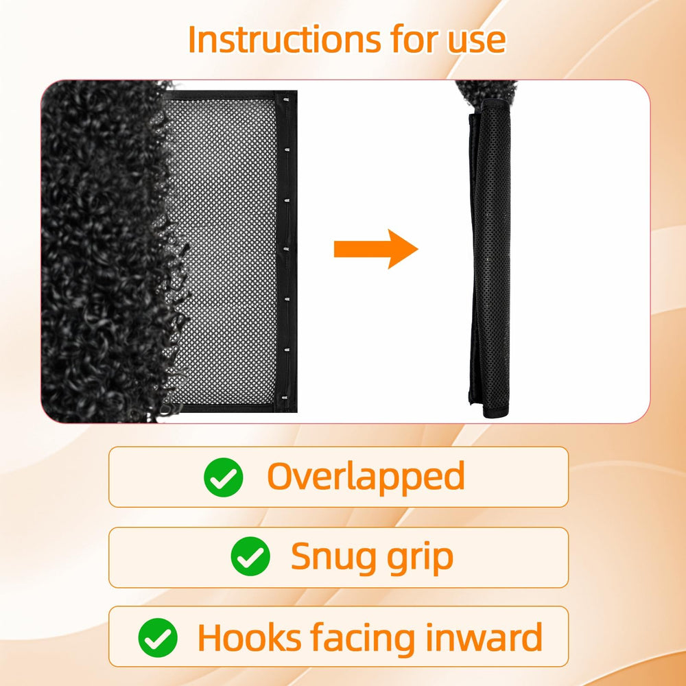 CRUIFU hair stretcher in breathable mesh keeps hair comfortable.