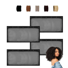 CRUIFU Lock Curly Hair Stretcher device demonstrating length maintenance with airflow benefit.