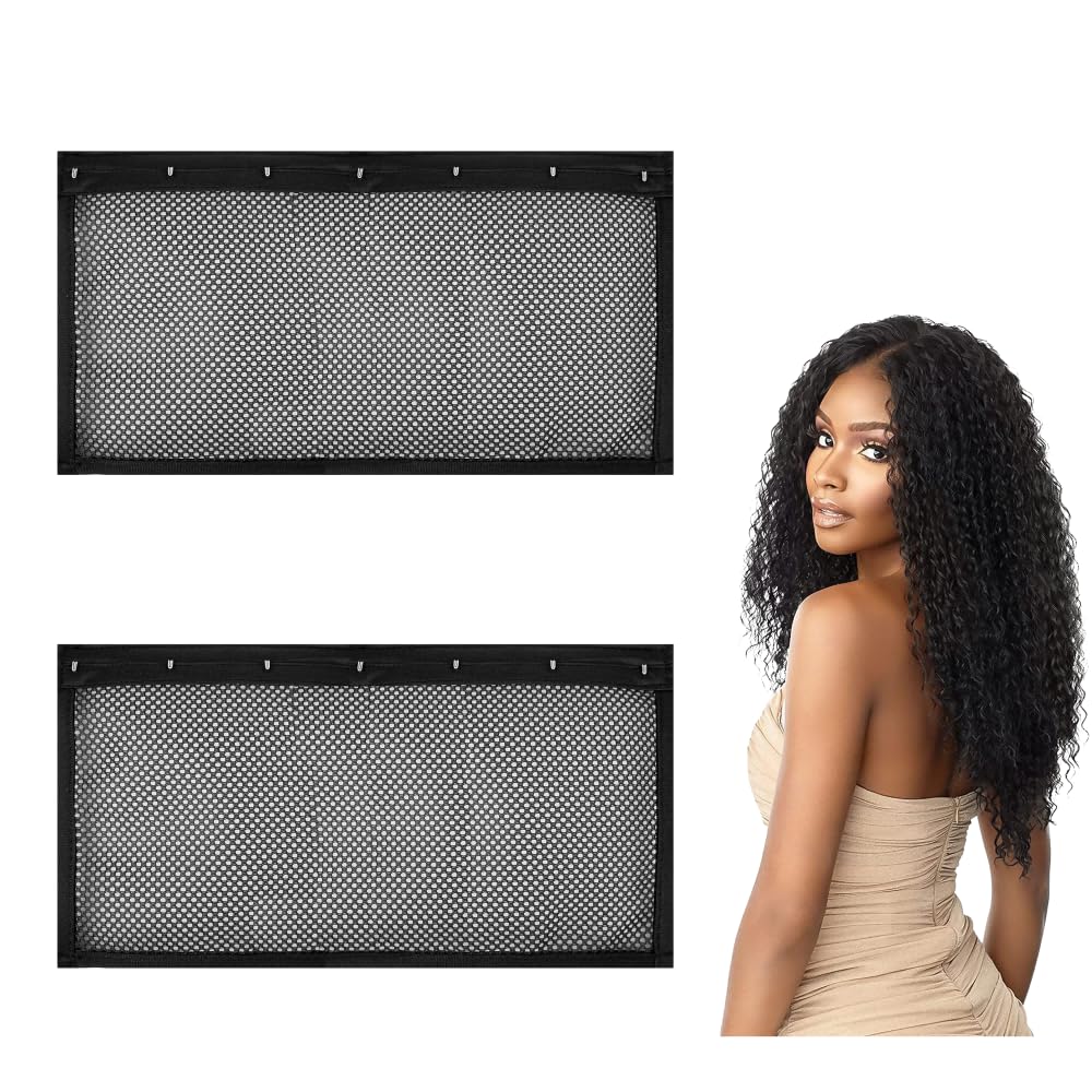 CRUIFU Lock Curly Hair Stretcher shows elongated look for heat-free curl length
