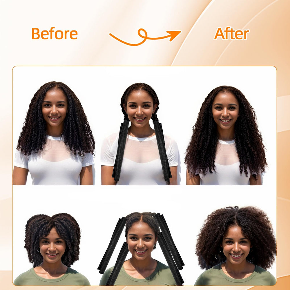 CRUIFU includes five elastic hair ties for quick setup.
