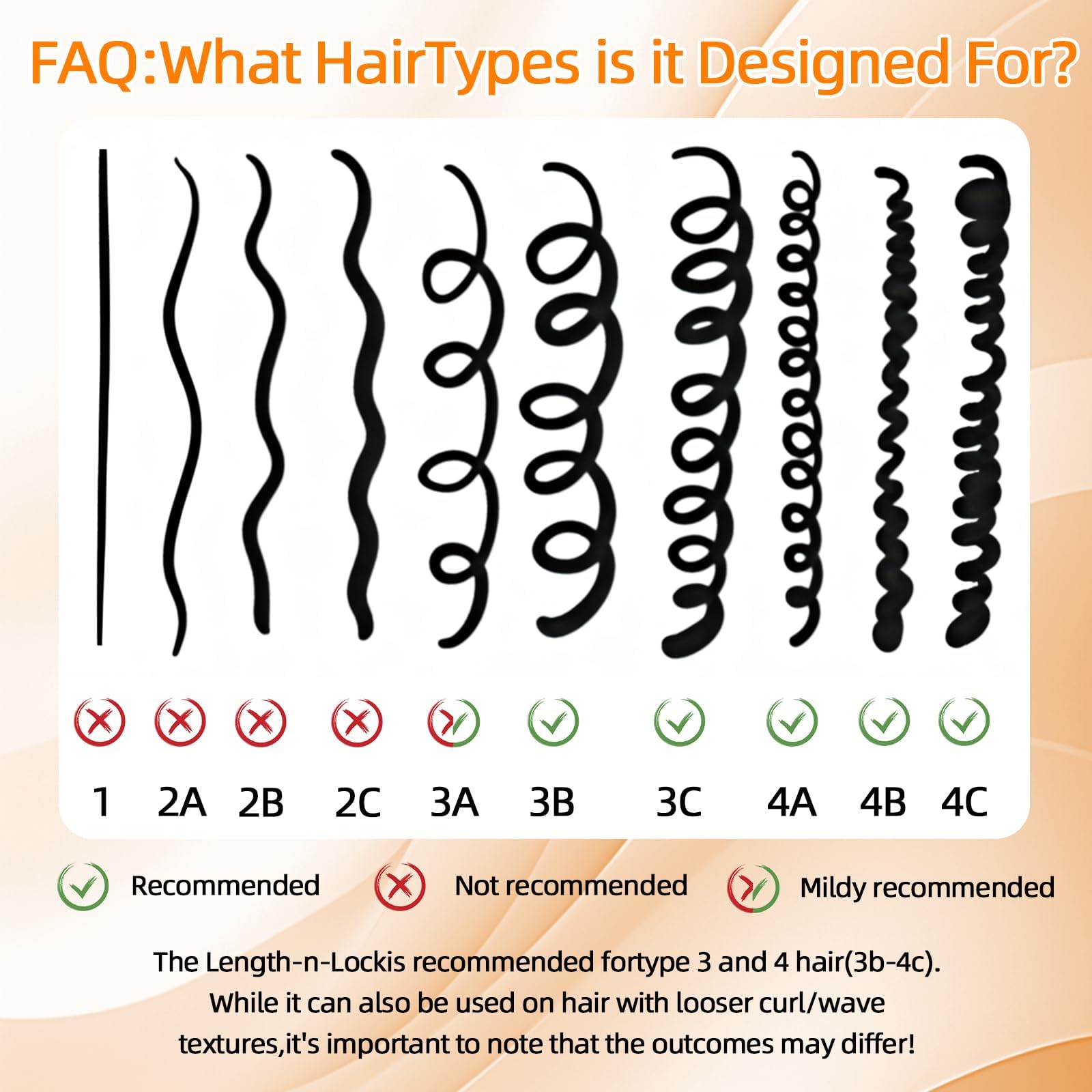 CRUIFU Lock Curly Hair Stretcher shows precision hooks for adjustable fit.