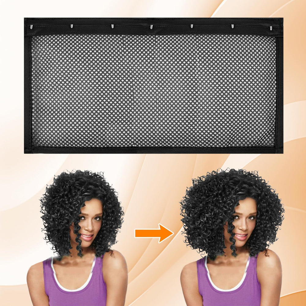 CRUIFU Lock Curly Hair Stretcher with rolled ends adapts to varying lengths.