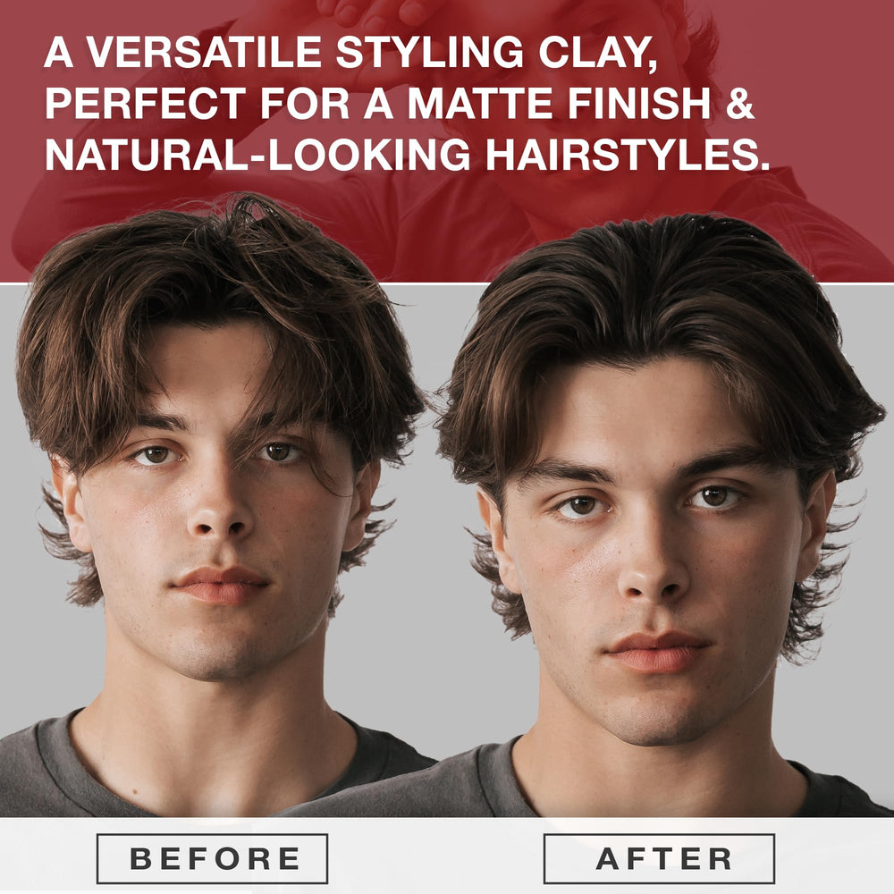 CRVFT Hair Clay: activación en manos para modelado suave.