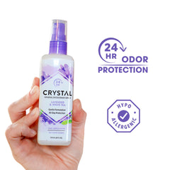 Botella Crystal Essence en desodorante mineral, paquete 2-pack para uso continuo