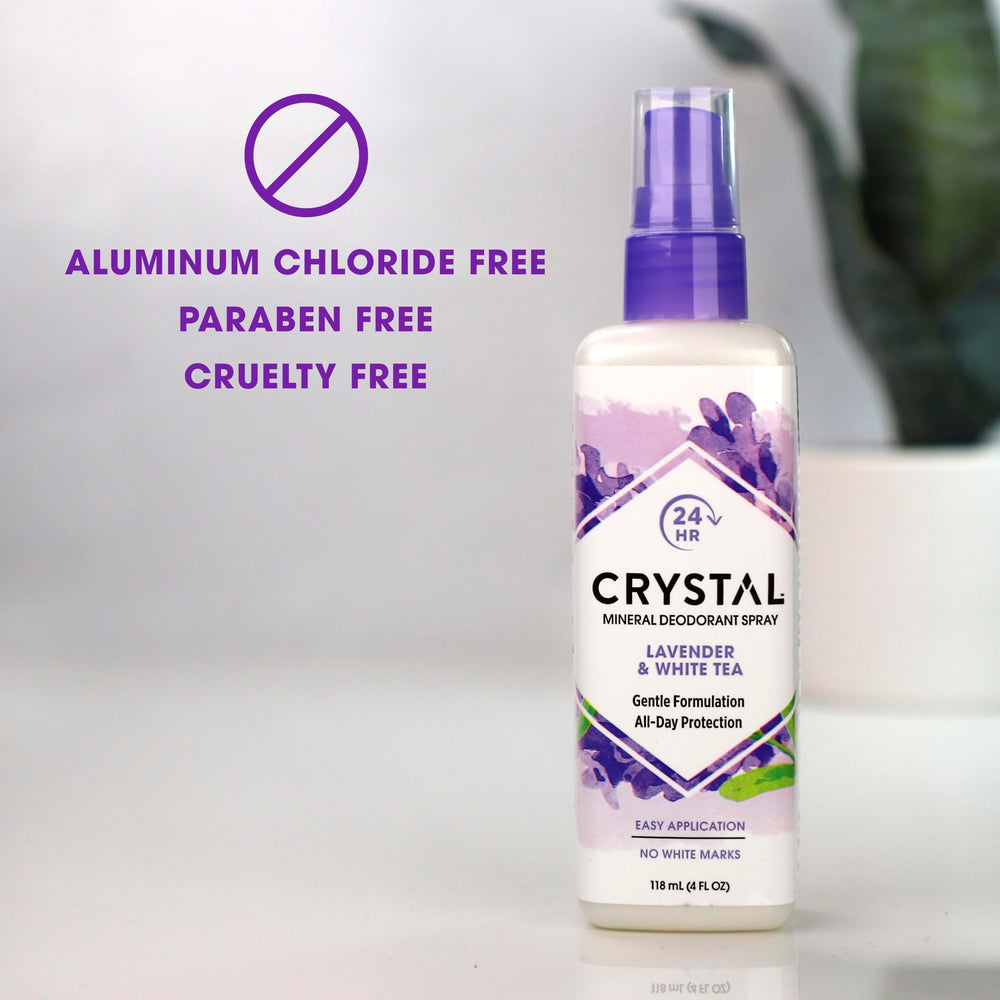 Uso corporal Crystal Essence, desodorante mineral para axilas y cuerpo