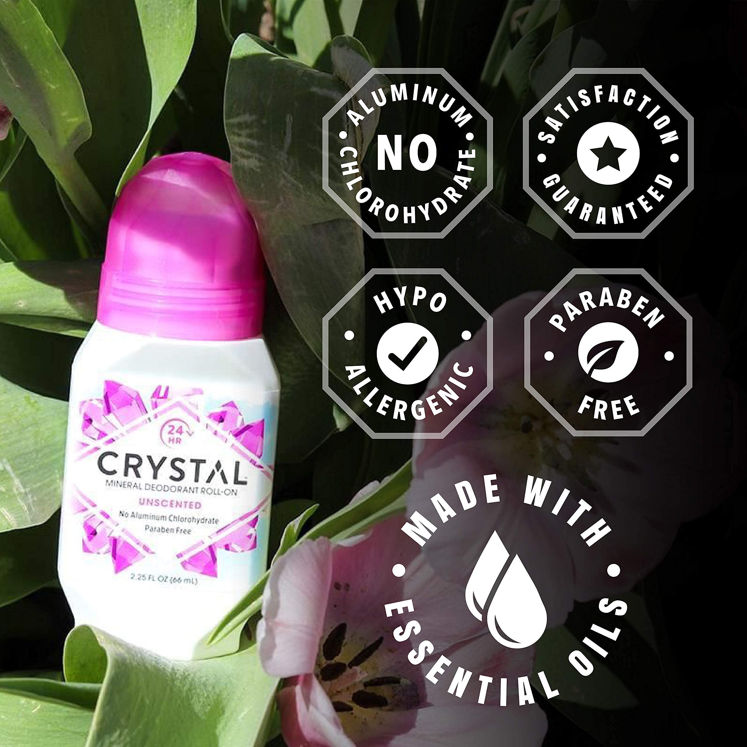 Crystal Essence sin fragancia, ideal para piel sensible y uso diario.