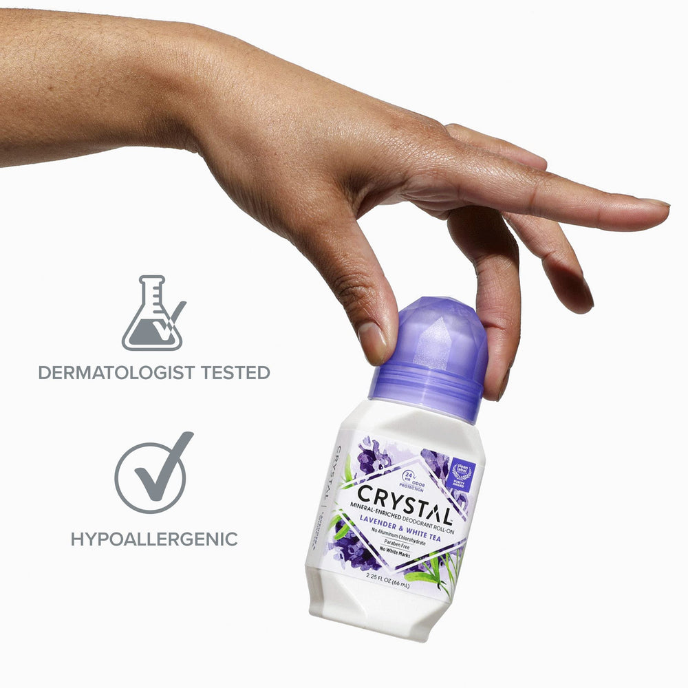 Crystal Essence vegan cruelty-free badge on packaging communicates ethics and clean formula
