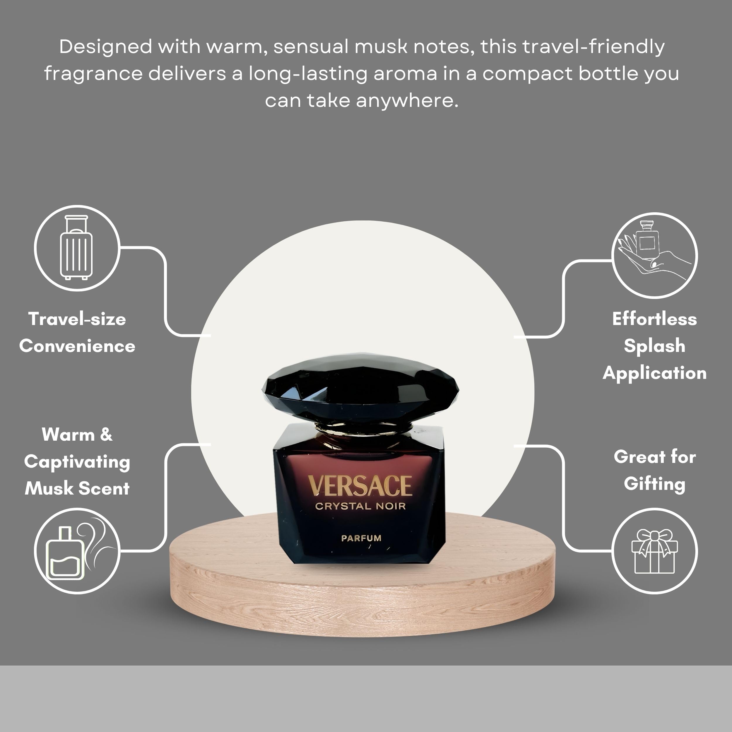 Crystal Noir gardenia-notes convey bold, sensual aura for special nights