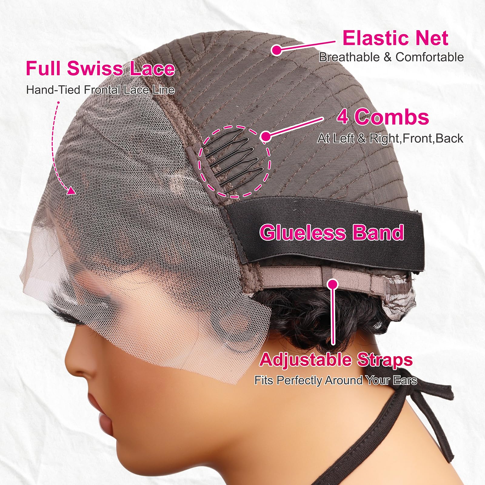 CRYSTALHAIR layered texture image highlights natural movement