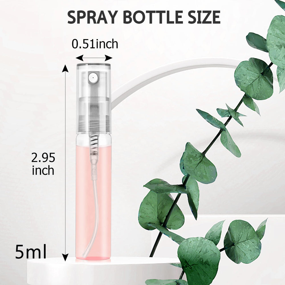 Csdtylh perfume atomizer with leakproof cap for secure carry-on