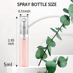 Csdtylh perfume atomizer with leakproof cap for secure carry-on
