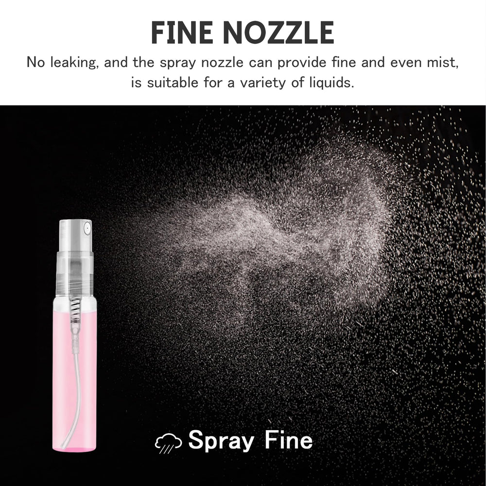 Csdtylh refillable glass bottle delivering a fine mist for travel use