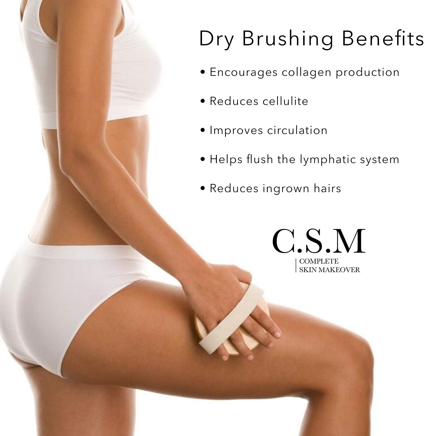 Travel-ready CSM brush with compact mini included