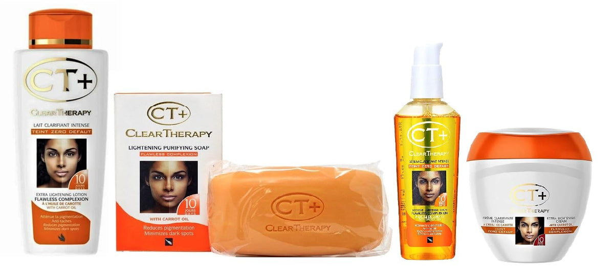 CT+ Clear Therapy Extra Lightening Cream jar for daily hydration and even-toned skin care