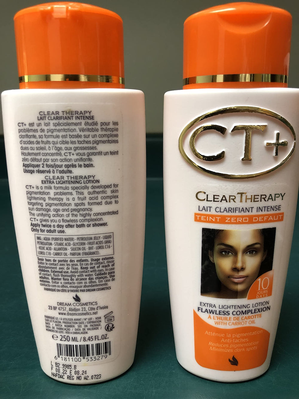 CT+ Clear Therapy con Aceite de Zanahoria: ingrediente clave para la piel