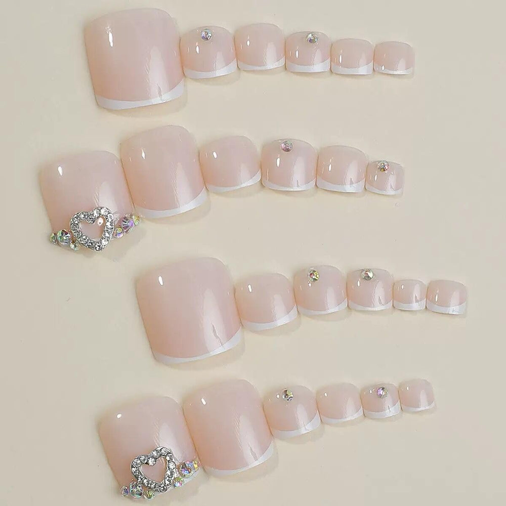 CTTHNBD aplicación sencilla para uñas pie cuadradas.