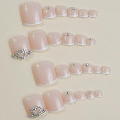 CTTHNBD aplicación sencilla para uñas pie cuadradas.