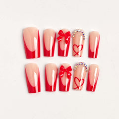 CTTHNBD glossy full-cover nails emphasize smooth finish and long-lasting shine