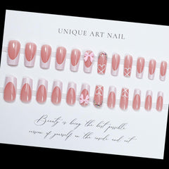 CTTHNBD white French tip press-ons offer salon-like finish at home.