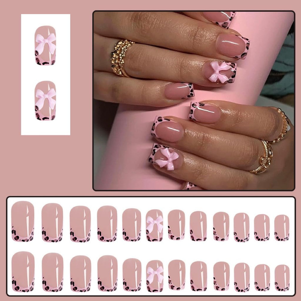 CTTHNBD short square nails closeup for quick DIY manicure