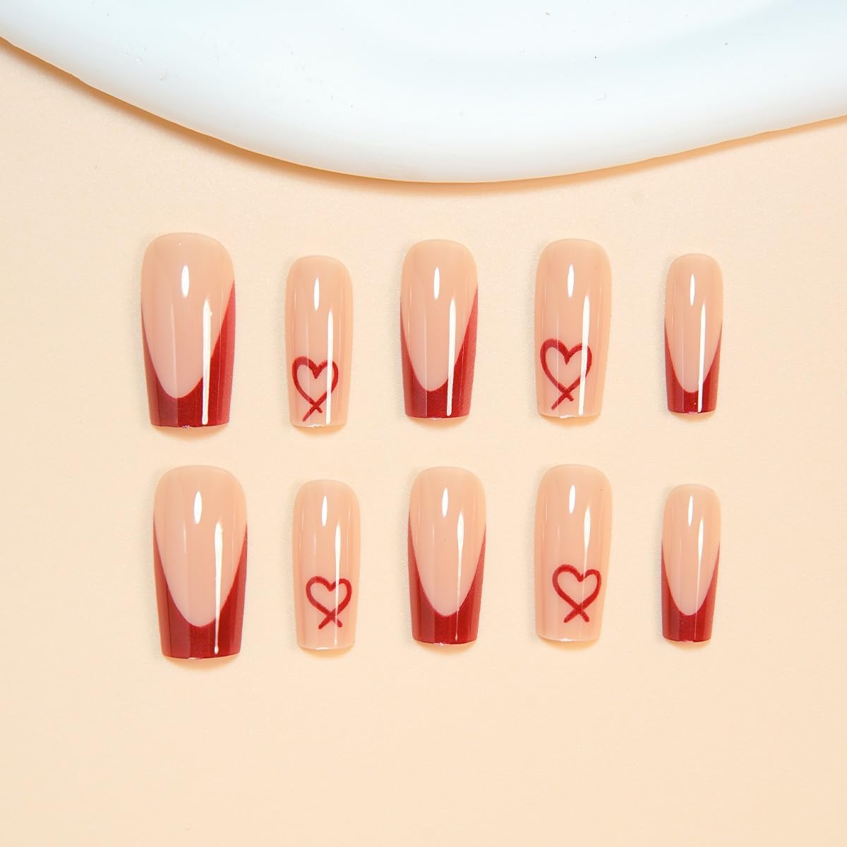 CTTHNBD uñas postizas para diversas ocasiones Frances coffin, lista para fiestas