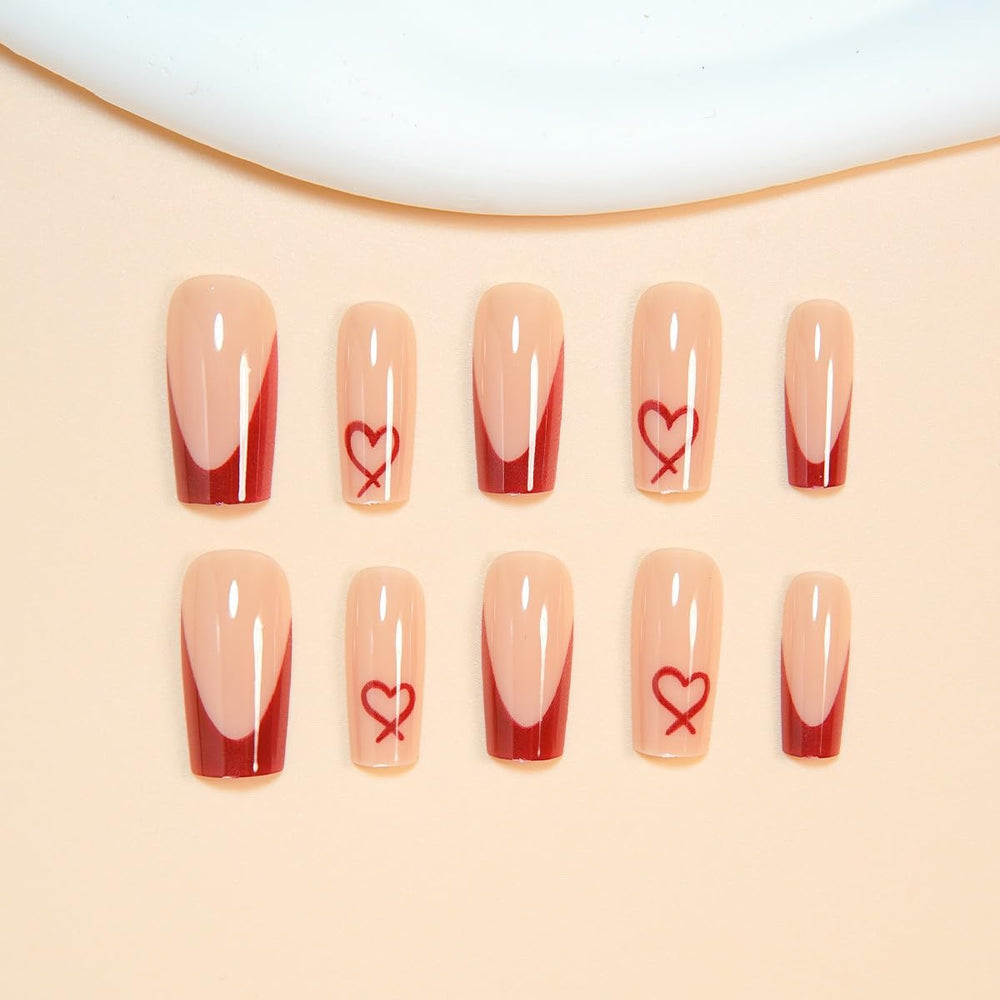 CTTHNBD uñas postizas para diversas ocasiones Frances coffin, lista para fiestas