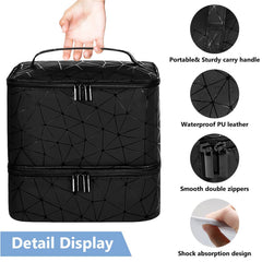 CTWWFS bottom compartment uses foam insert to protect 15ml bottles during travel.