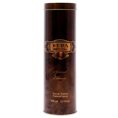 Cuba Gold Special Edition bottle shows smoky vetiver hints for daytime wear
