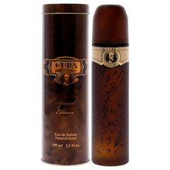 Cuba Gold Special Edition bottle close-up highlighting bold masculine fragrance