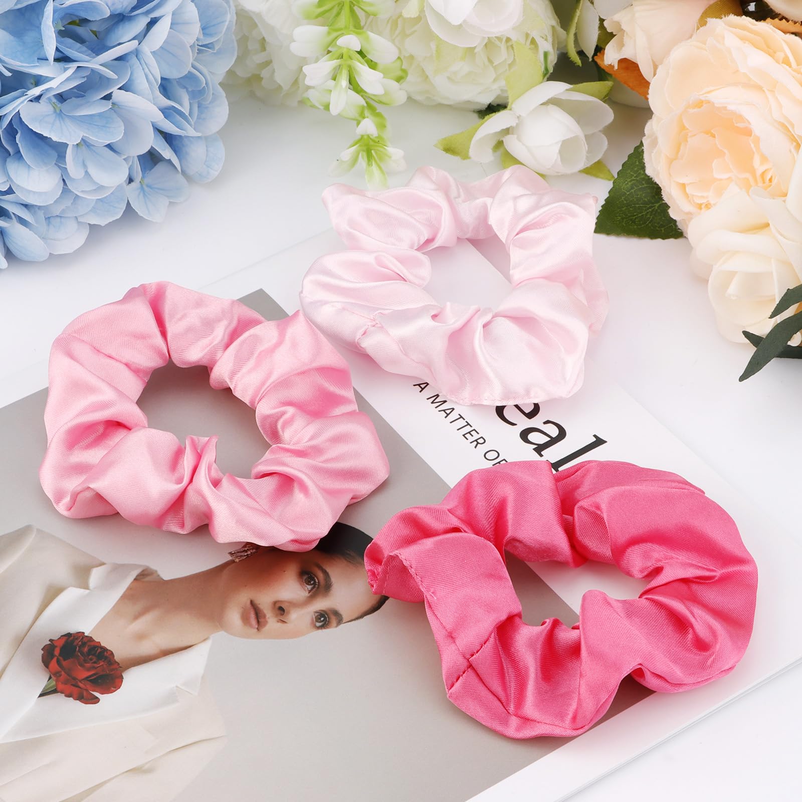 CUBACO bubble-design satin scrunchies maintain secure grip without pulling.
