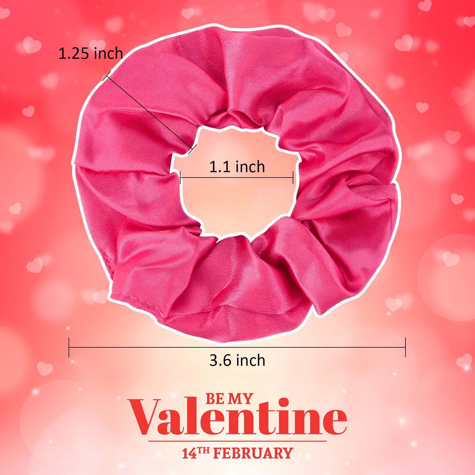 CUBACO gift-ready satin scrunchies make a thoughtful Valentine's Day present.