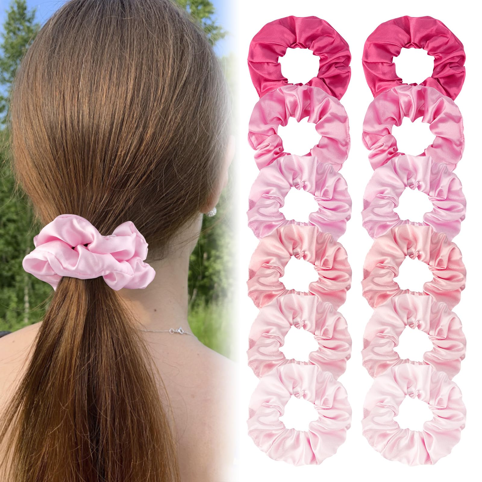 CUBACO satin scrunchies packaging and set for easy gifting.